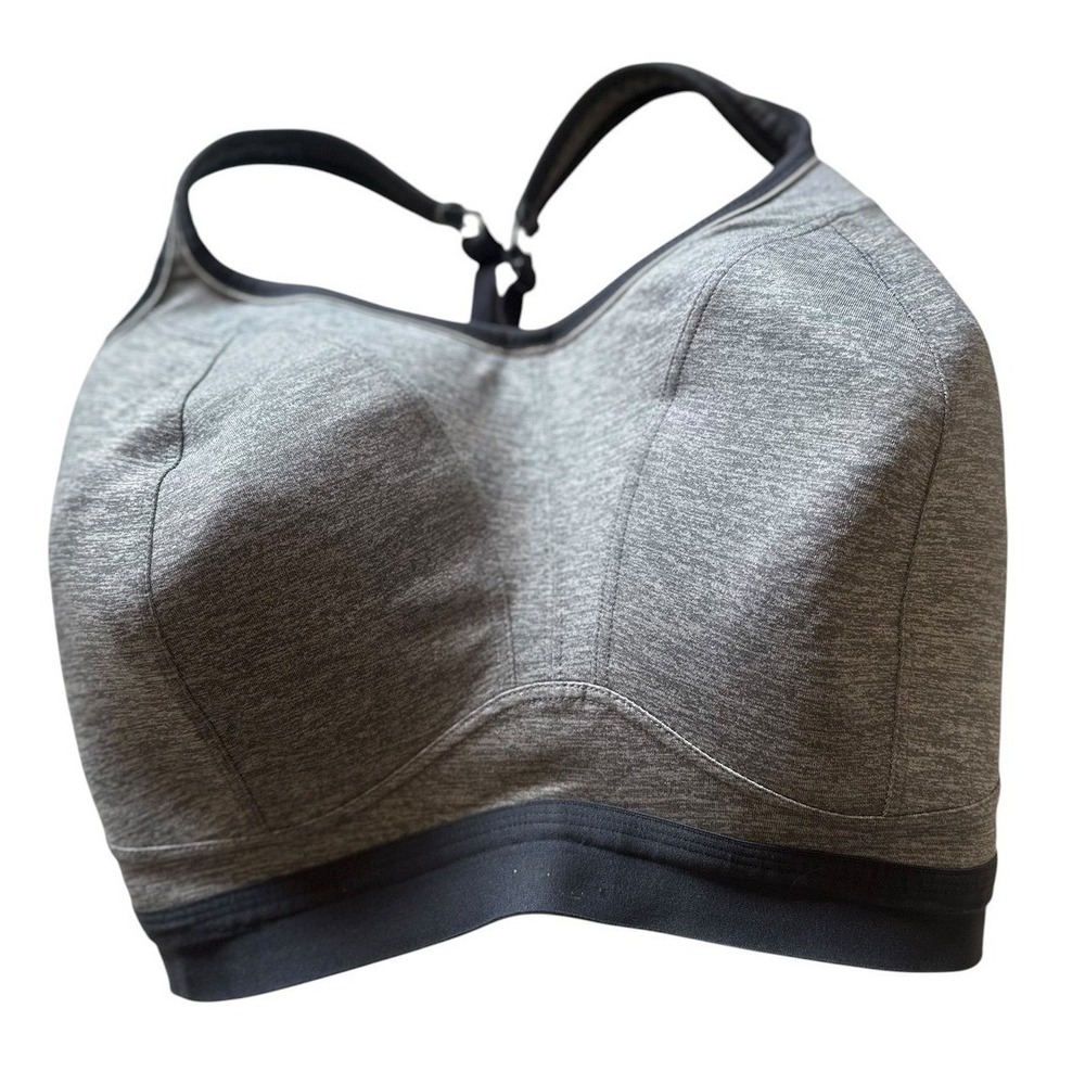 Panache Sports Bra Boundless 30J Grey Padded Wireless High Impact Workout 7341B